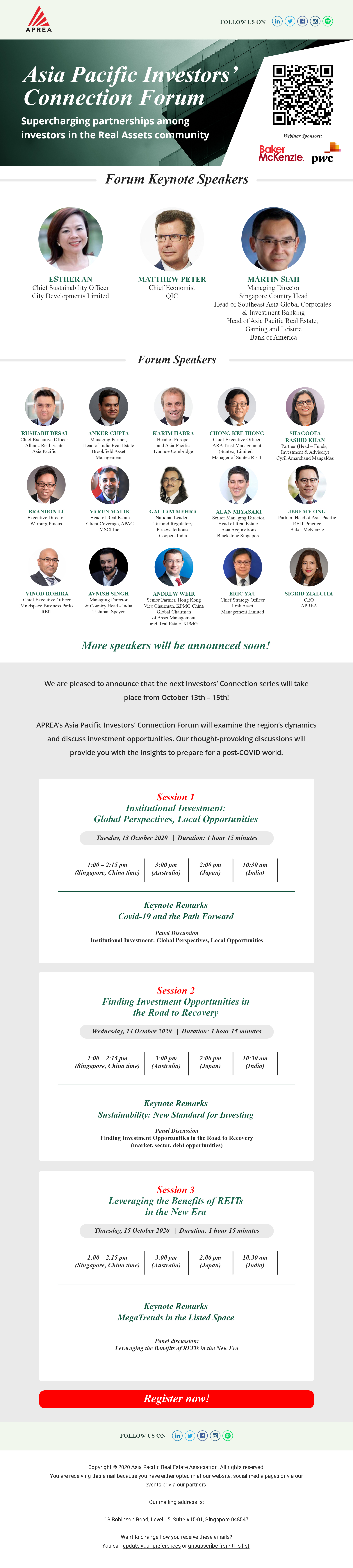 APREA Emailer APAC Forum